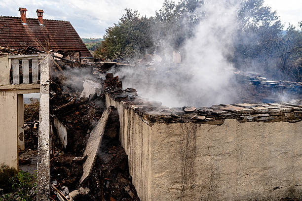 Professional Fire Damage Removal technician working in Fulton, MD